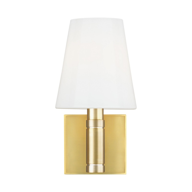 Visual Comfort Studio TV1011BBS Beckham Classic One Light Wall Sconce, Burnished Brass (Discontinued)