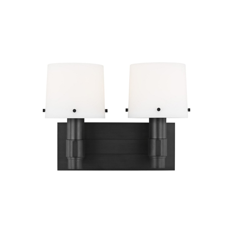 Visual Comfort Studio TV1082AI Palma Two Light Vanity, Aged Iron (Discontinued)