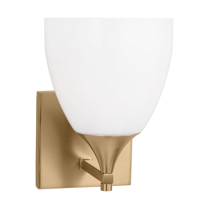 Visual Comfort Studio DJV1021SB Toffino One Light Wall Sconce, Satin Brass