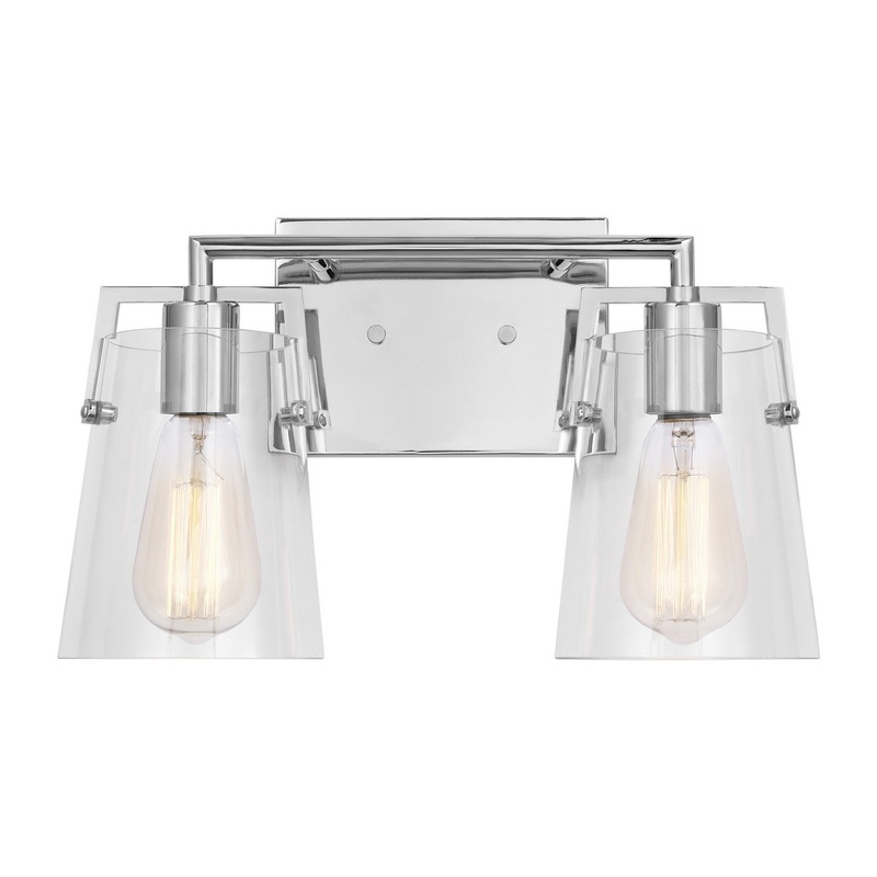 Visual Comfort Studio DJV1032CH Crofton Two Light Bath, Chrome