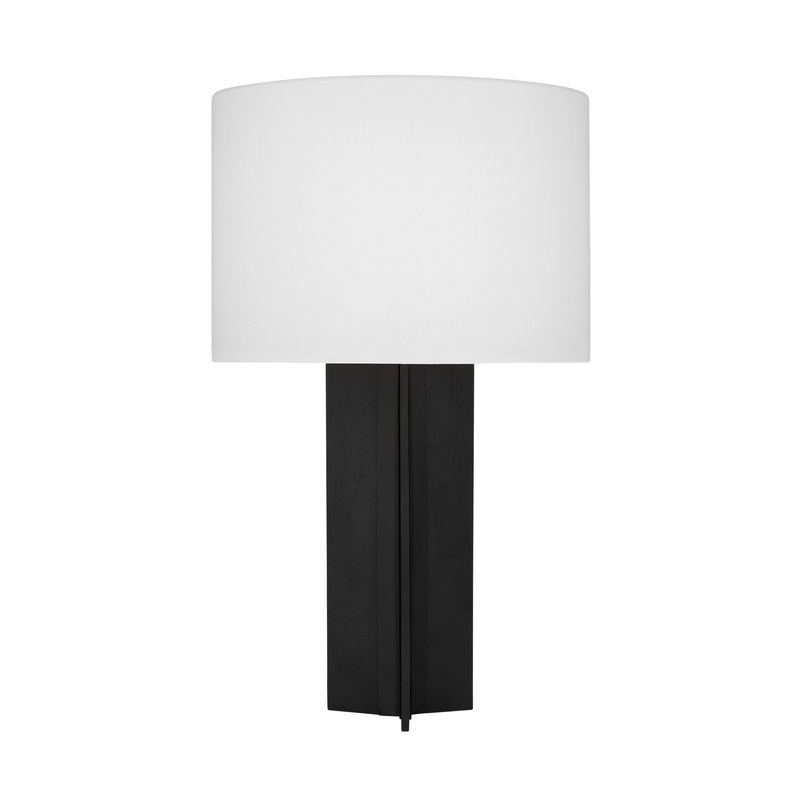Visual Comfort Studio ET1491AI1 Bennett LED Table Lamp, Aged Iron (Discontinued)