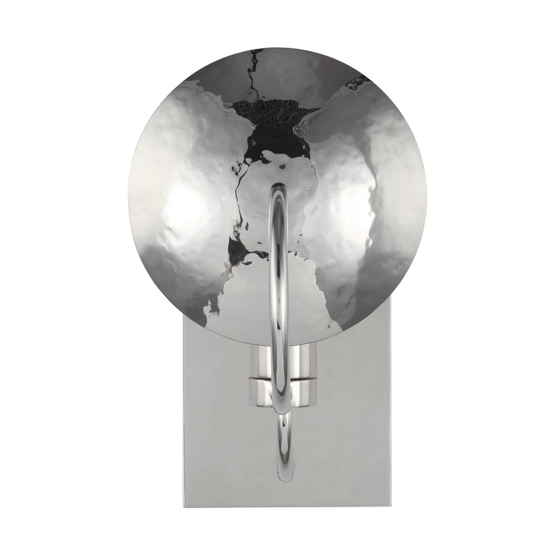 Visual Comfort Studio EW1151PN Whare One Light Wall Sconce, Polished Nickel (Discontinued)