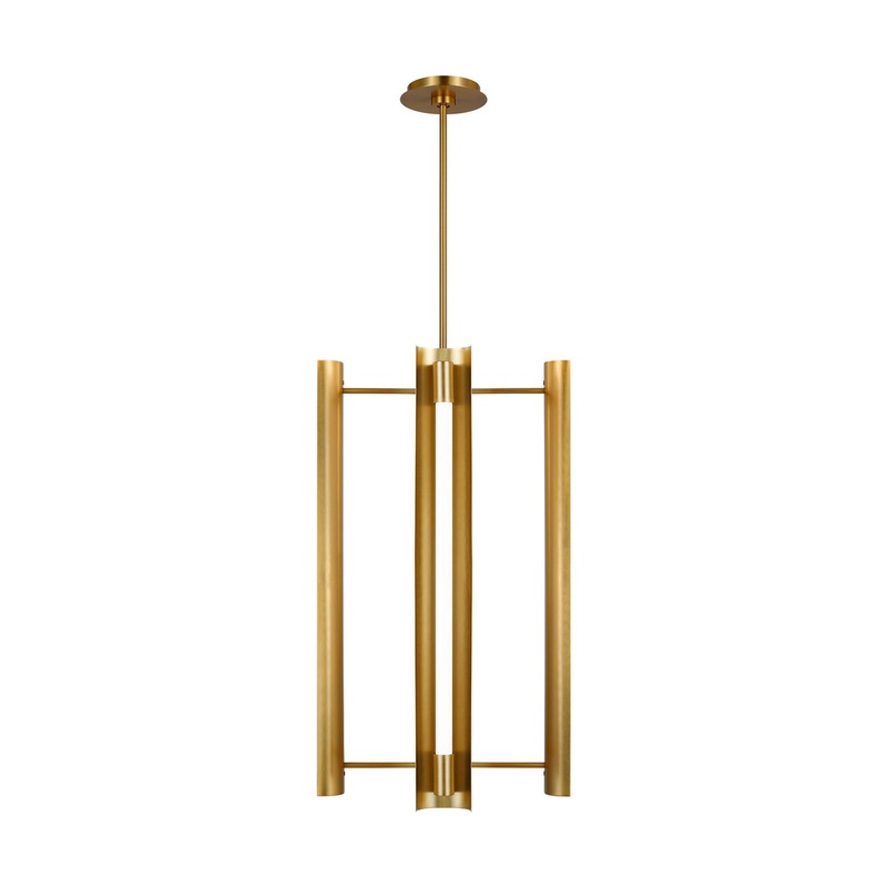 Visual Comfort Studio KP1104BBS Carson LED Pendant, Burnished Brass