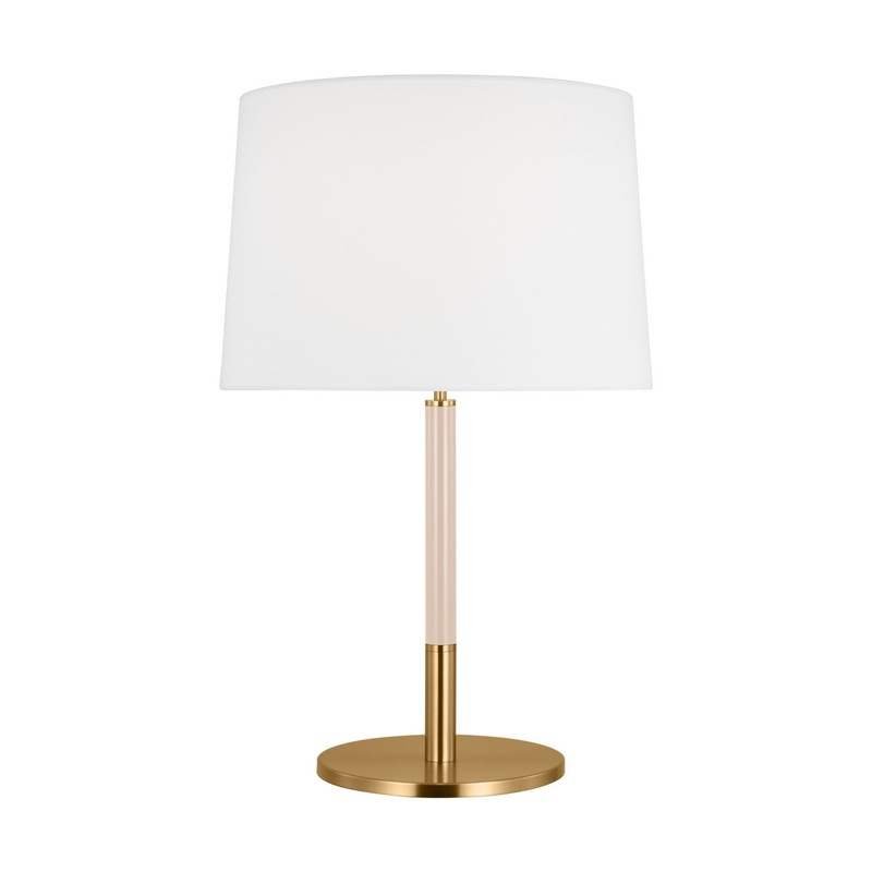 Visual Comfort Studio KST1041BBSBLH1 Monroe One Light Table Lamp, Burnished Brass