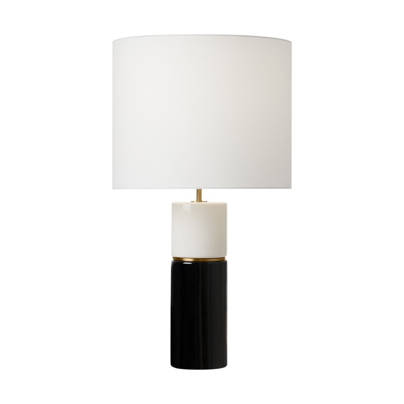 Visual Comfort Studio KST1101CBK1 Cade One Light Table Lamp, Black