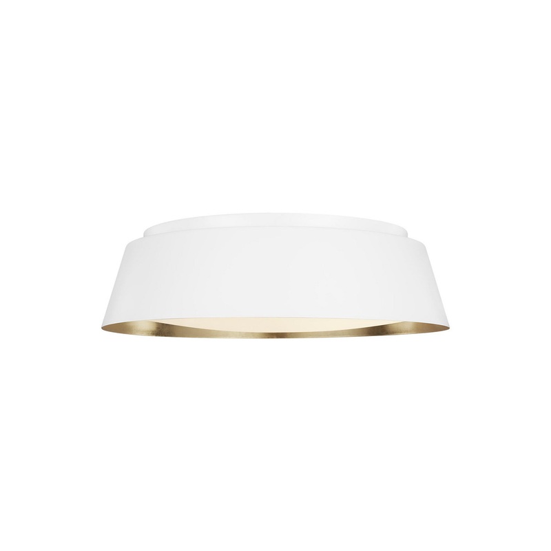 Visual Comfort Studio EF1005MWT Asher Four Light Flush Mount, Matte White