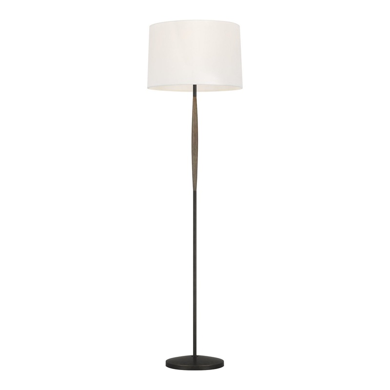 Visual Comfort Studio ET1101WDO1 Ferrelli One Light Floor Lamp, Weathered Oak Wood (Discontinued)