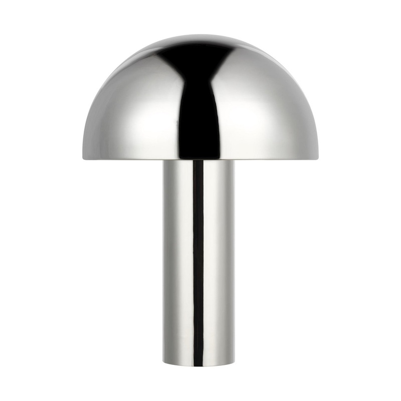 Visual Comfort Studio ET1322PN1 Cotra One Light Table Lamp, Polished Nickel
