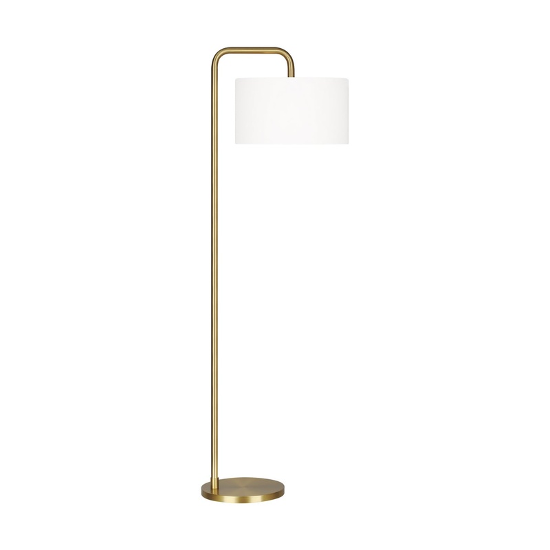Visual Comfort Studio ET1341BBS1 Dean One Light Floor Lamp, Burnished Brass (Discontinued)