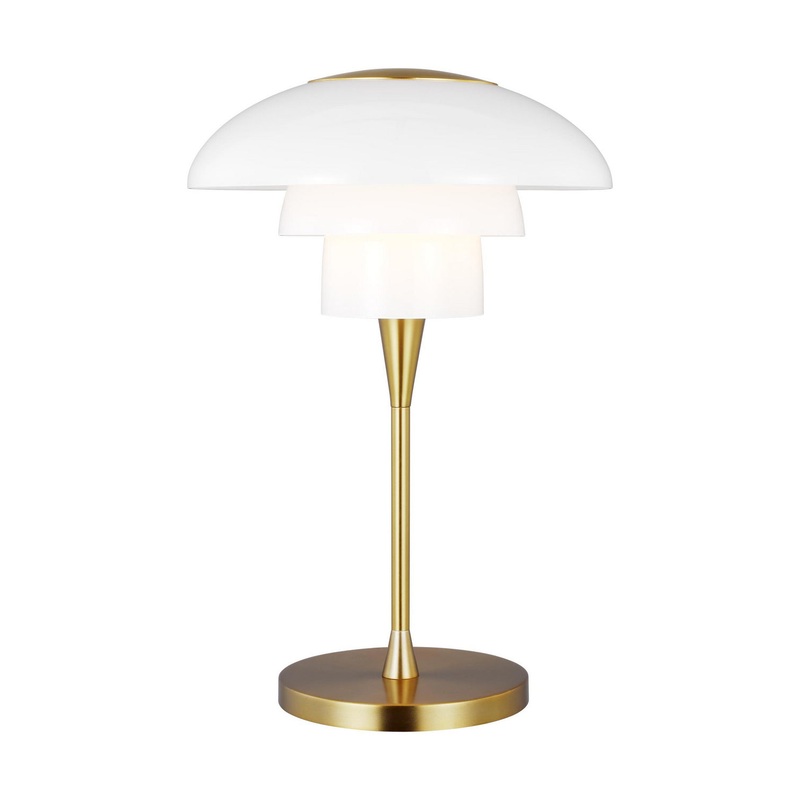 Visual Comfort Studio ET1381BBS1 Rossie One Light Table Lamp, Burnished Brass (Discontinued)