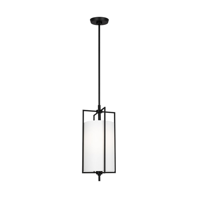 Visual Comfort Studio CP1401AI Perno One Light Pendant, Aged Iron