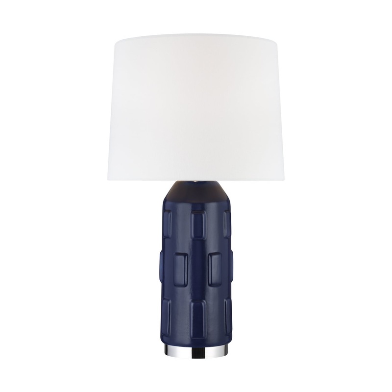 Visual Comfort Studio CT1071IND1 Morada One Light Table Lamp, Indigo (Discontinued)