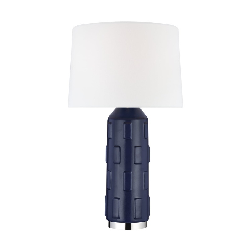 Visual Comfort Studio CT1081IND1 Morada One Light Table Lamp, Indigo (Discontinued)