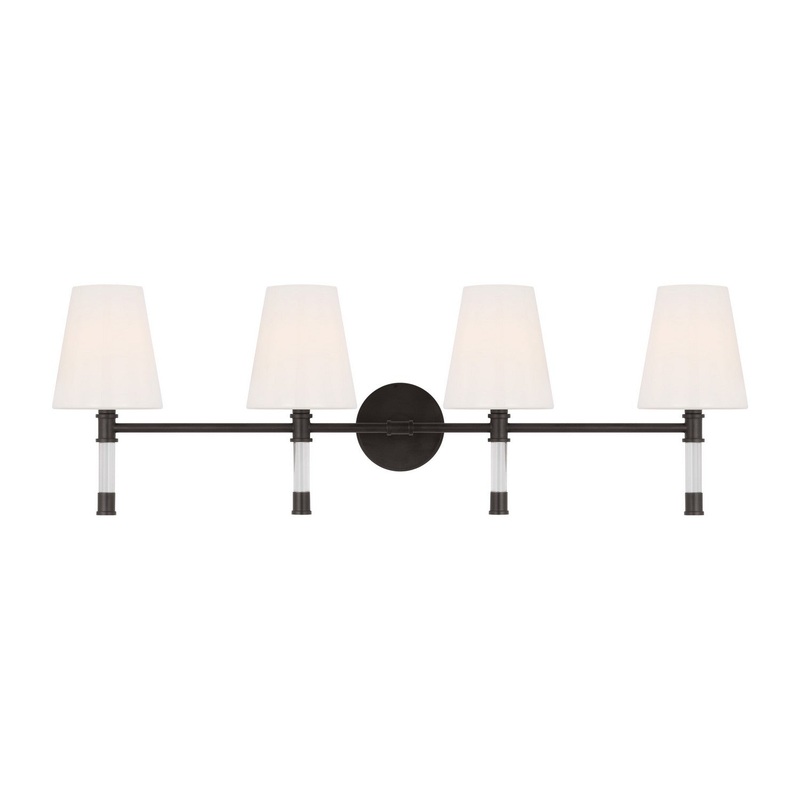 Visual Comfort Studio CV1054AI Hanover Three Light Bath Vanity, Aged Iron