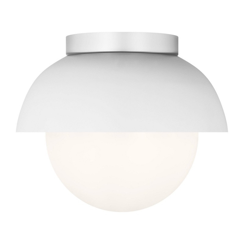 Visual Comfort Studio DJF1011MWT Hyde One Light Flush Mount, Matte White