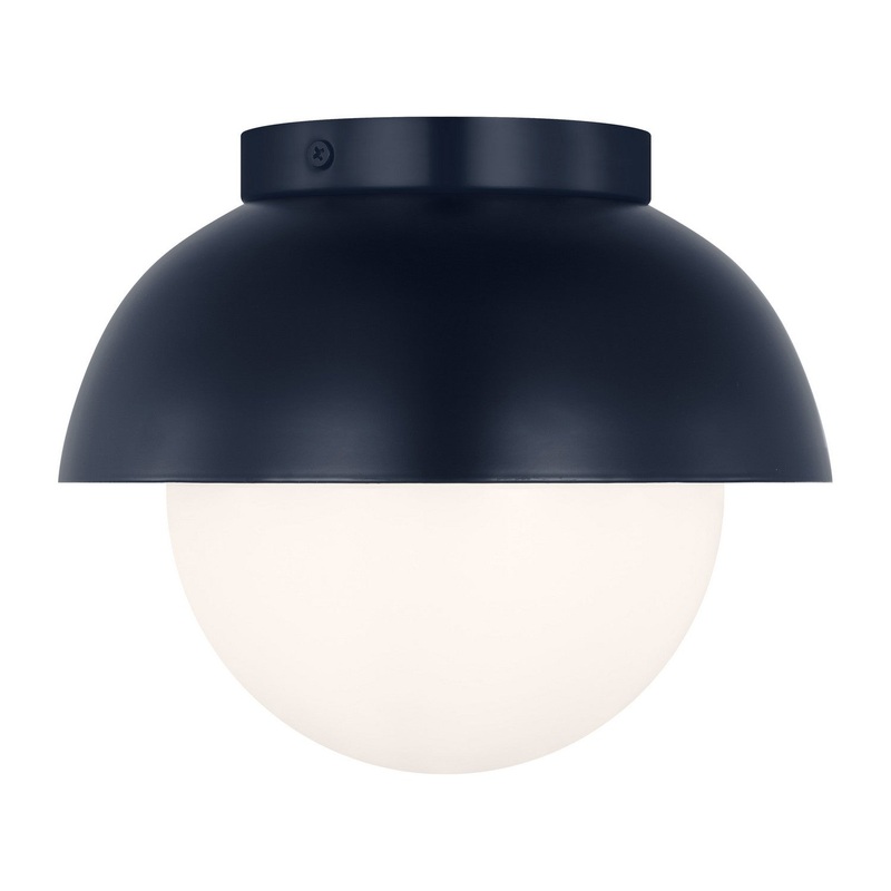 Visual Comfort Studio DJF1011NVY Hyde One Light Flush Mount, Navy