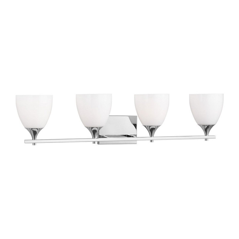 Visual Comfort Studio DJV1024CH Toffino Four Light Bath, Chrome