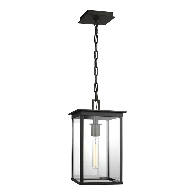Visual Comfort Studio CO1141HTCP Freeport One Light Outdoor Pendant, Heritage Copper