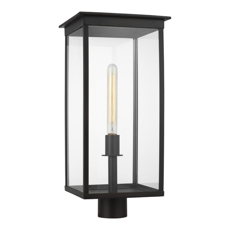 Visual Comfort Studio CO1201HTCP Freeport One Light Outdoor Post Lantern, Heritage Copper