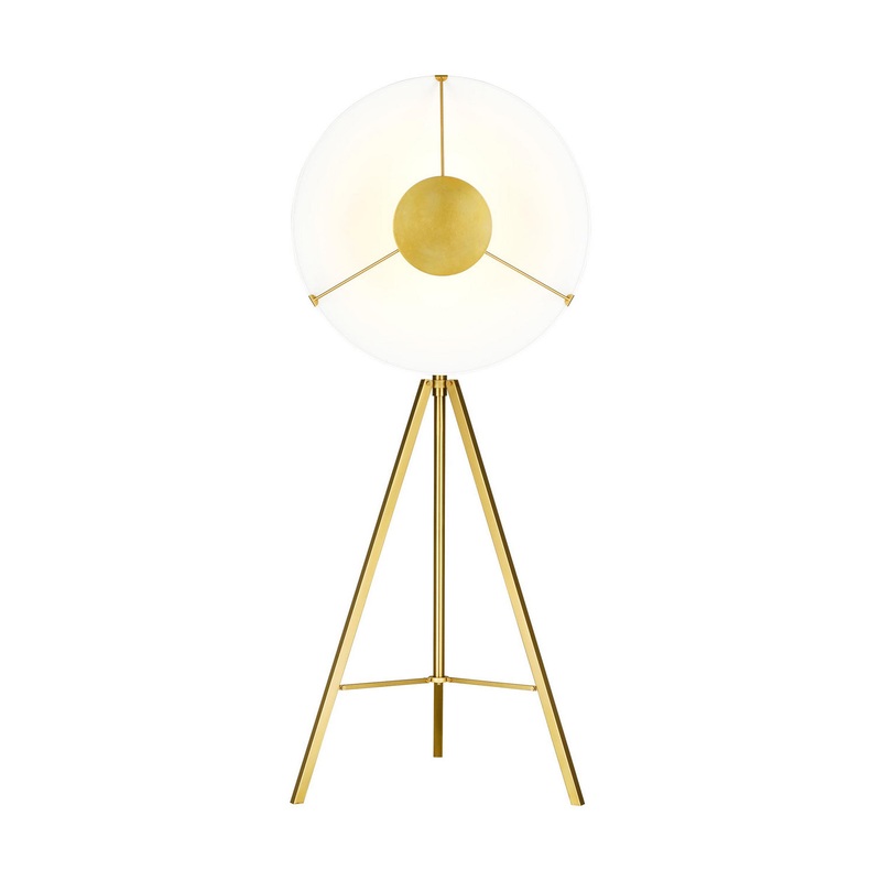 Visual Comfort Studio CT1151BBS Ultra Light LED Floor Lamp, Burnished Brass (Discontinued)