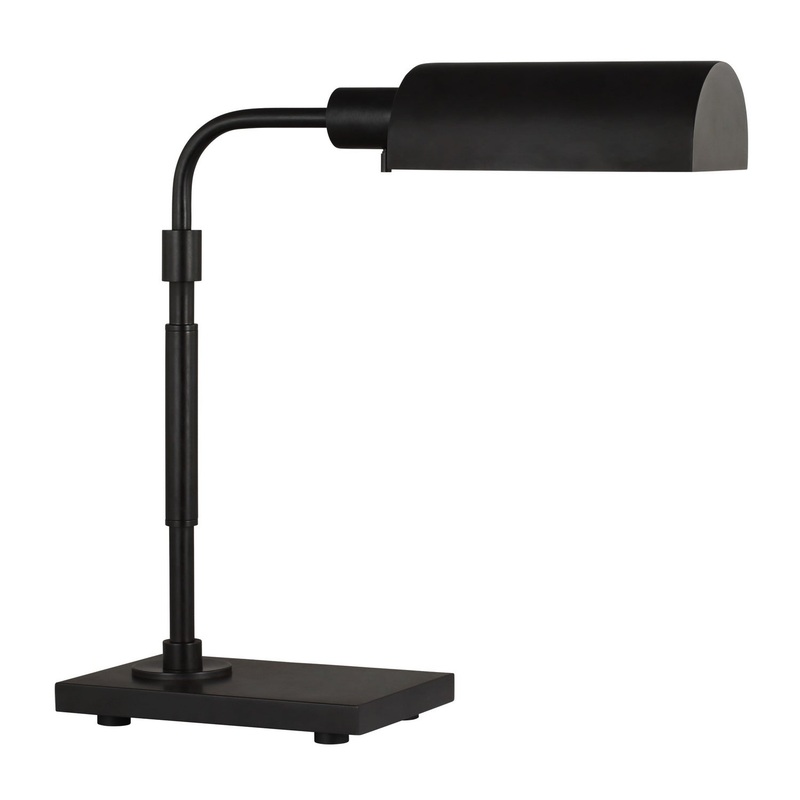 Visual Comfort Studio CT1171AI1 Kenyon One Light Task Table Lamp, Aged Iron (Discontinued)