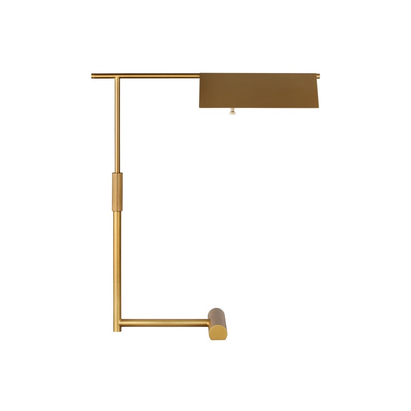 Visual Comfort Studio CT1221BBS1 Foles One Light Table Lamp, Burnished Brass