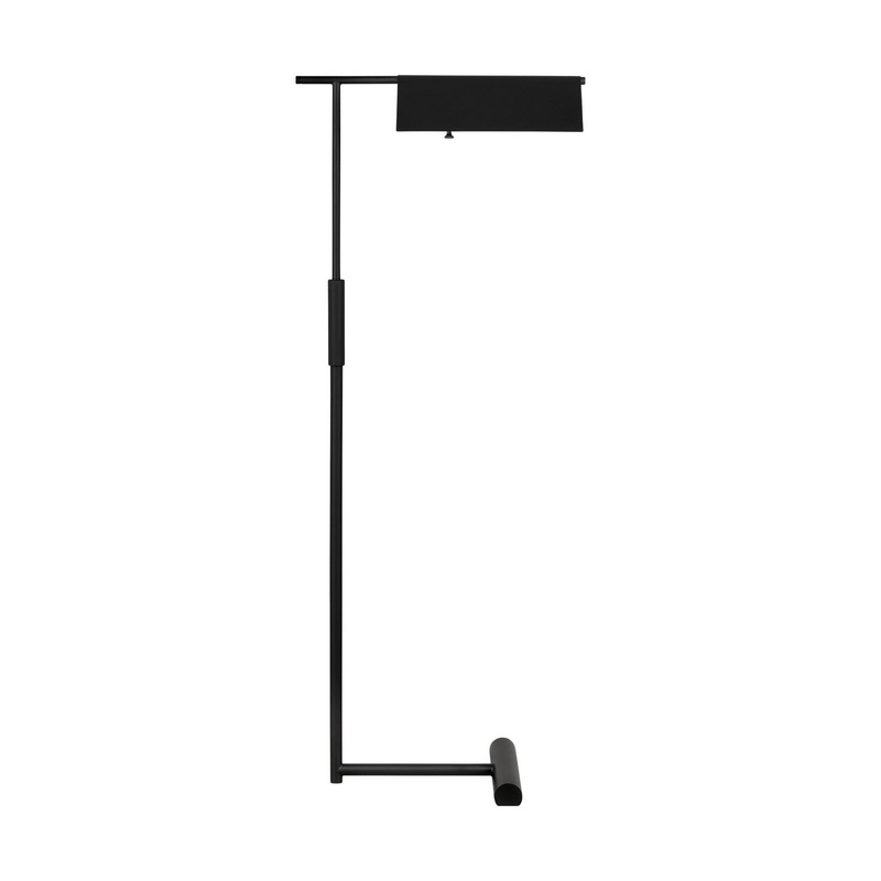 Visual Comfort Studio CT1231MBK1 Foles One Light Floor Lamp, Midnight Black