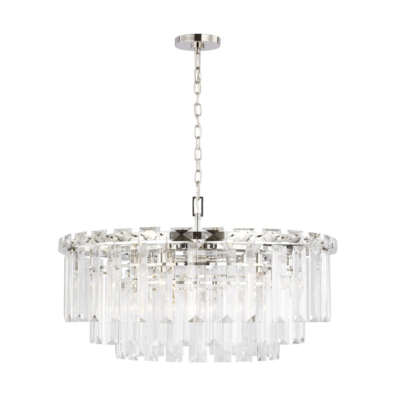 Visual Comfort Studio CC12716PN Arden 16 Light Chandelier, Polished Nickel