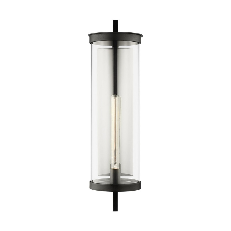 Visual Comfort Studio CO1281TXB Eastham One Light Wall Lantern, Textured Black