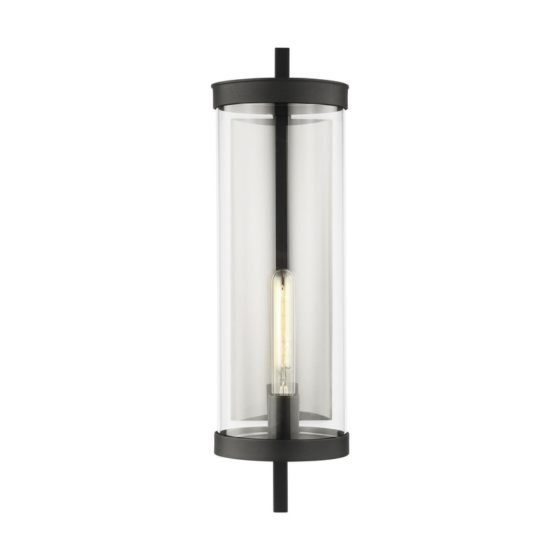 Visual Comfort Studio CO1291TXB Eastham One Light Wall Lantern, Textured Black