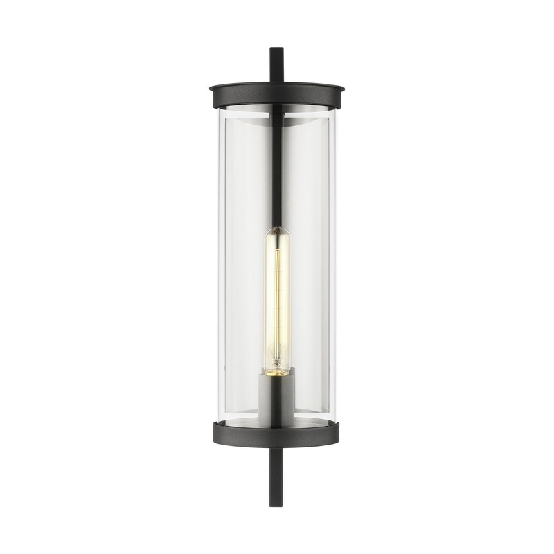 Visual Comfort Studio CO1301TXB Eastham One Light Wall Lantern, Textured Black
