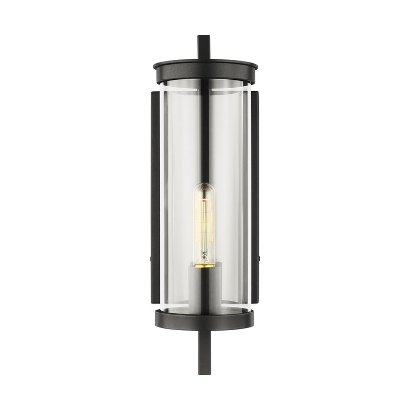 Visual Comfort Studio CO1311TXB Eastham One Light Wall Lantern, Textured Black