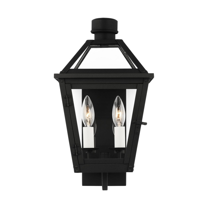 Visual Comfort Studio CO1392TXB Hyannis Two Light Wall Lantern, Textured Black