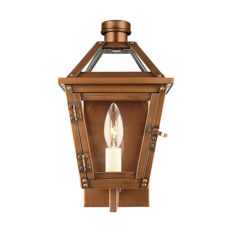 Visual Comfort Studio CO1401NCP Hyannis One Light Wall Lantern, Natural Copper