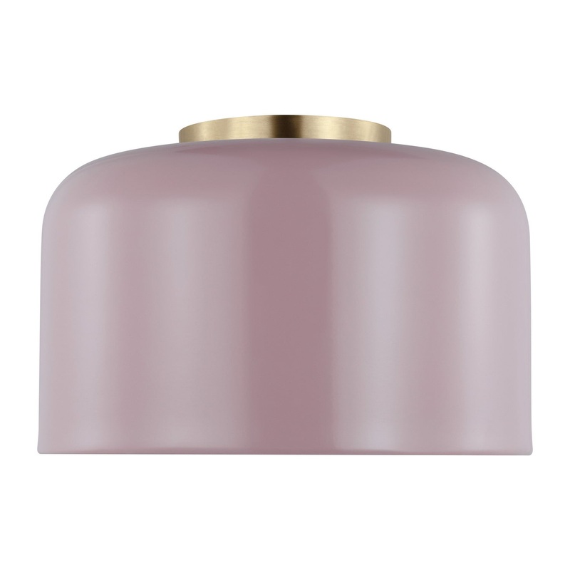 Visual Comfort Studio 7505401EN3-136 Malone LED Flush Mount, Rose