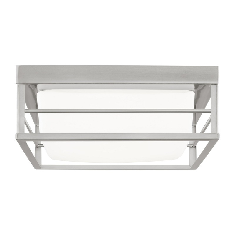 Visual Comfort Studio 7529693S-962 Dearborn LED Flush Mount, Brushed Nickel