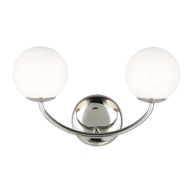Visual Comfort Studio AEV1012PN Galassia Two Light Vanity, Polished Nickel (Discontinued)