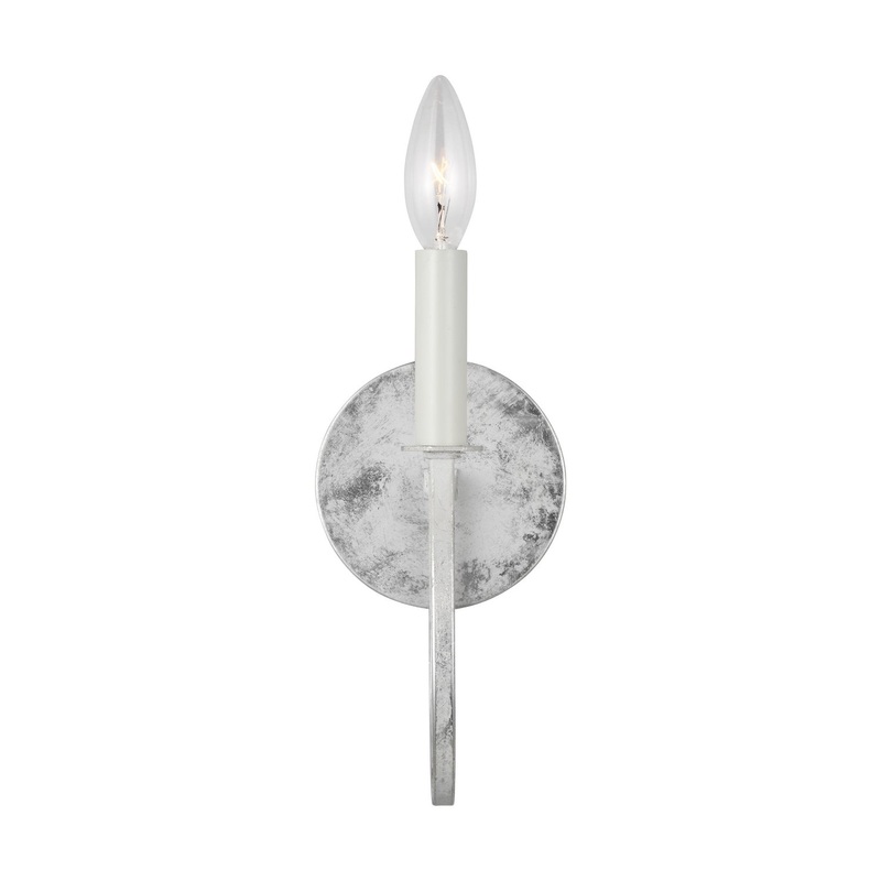Visual Comfort Studio AW1091SMT Leon One Light Wall Sconce, Salt Mist (Discontinued)