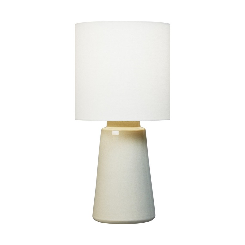 Visual Comfort Studio BT1061SHG1 Vessel One Light Table Lamp, Shellish Grey