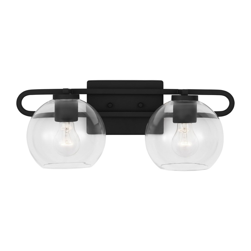 Visual Comfort Studio 4455702-112 Codyn Two Light Bath Vanity, Midnight Black