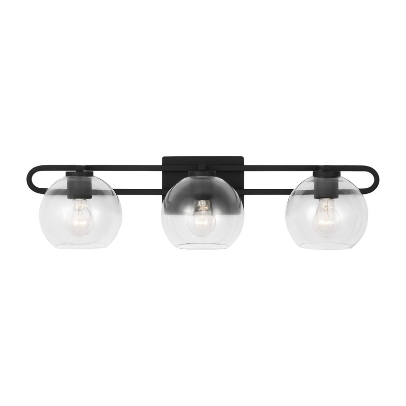 Visual Comfort Studio 4455703-112 Codyn Three Light Bath Vanity, Midnight Black