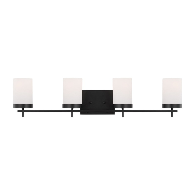 Visual Comfort Studio 4490304-112 Zire Four Light Bath, Midnight Black