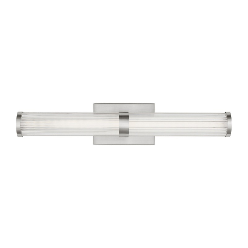 Visual Comfort Studio 4559293S-962 Syden LED Bath Wall Sconce, Brushed Nickel