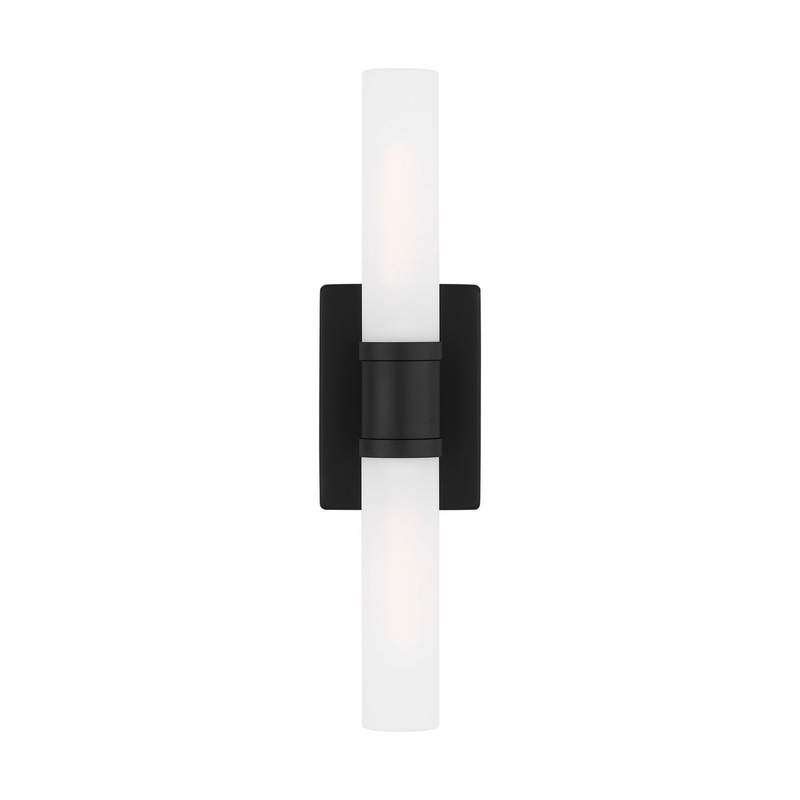 Visual Comfort Studio 4565002-112 Keaton Two Light Bath Vanity, Midnight Black
