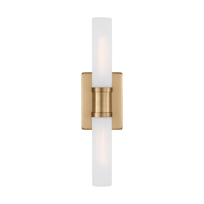Visual Comfort Studio 4565002-848 Keaton Two Light Bath Vanity, Satin Brass