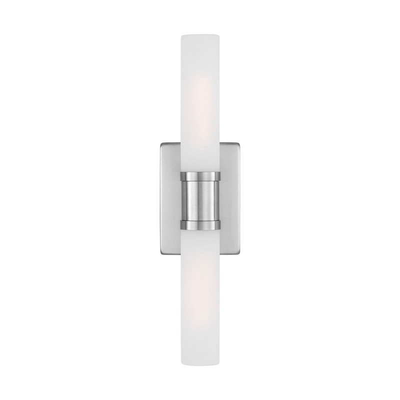 Visual Comfort Studio 4565002-962 Keaton Two Light Bath Vanity, Brushed Nickel