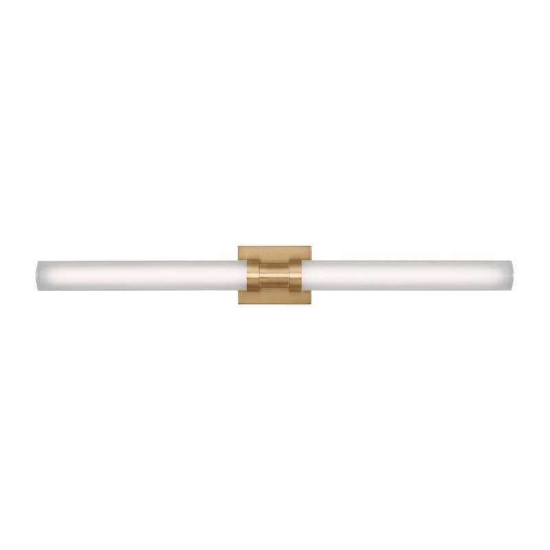 Visual Comfort Studio 4604093S-848 Kiel LED Bath Wall Sconce, Satin Brass