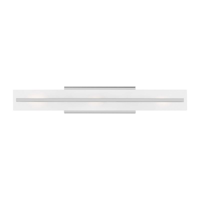 Visual Comfort Studio 4654303-05 Dex Three Light Bath Vanity, Chrome