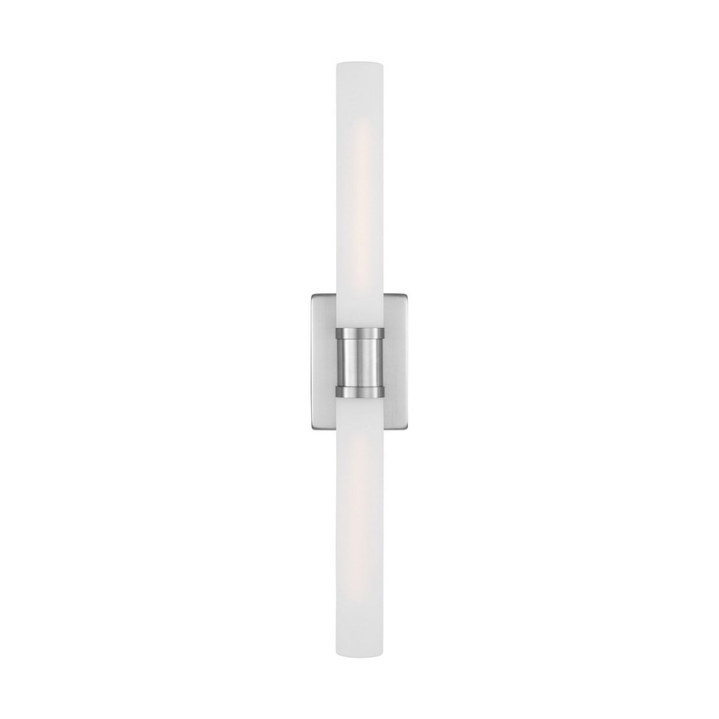 Visual Comfort Studio 4665002-962 Keaton Two Light Bath Vanity, Brushed Nickel