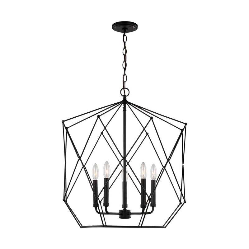 Visual Comfort Studio 5334105EN-112 Zarra LED Pendant, Midnight Black